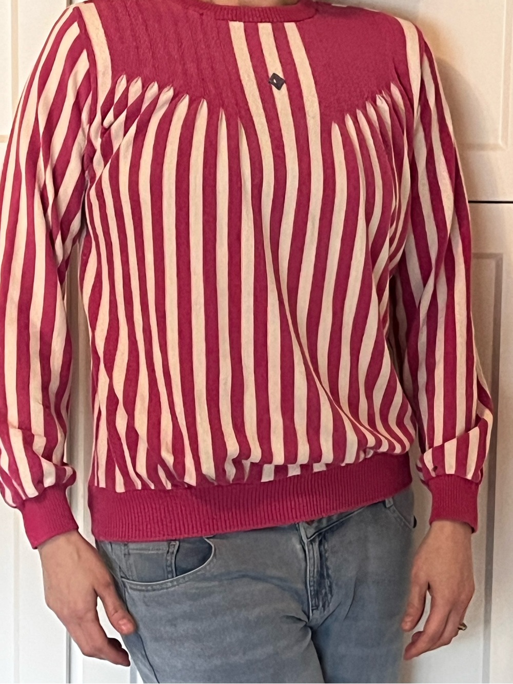 Christian Dior ✨RARE ✨ Vintage Stripe Crewneck Sweatshirt - 90s Luxury Retro